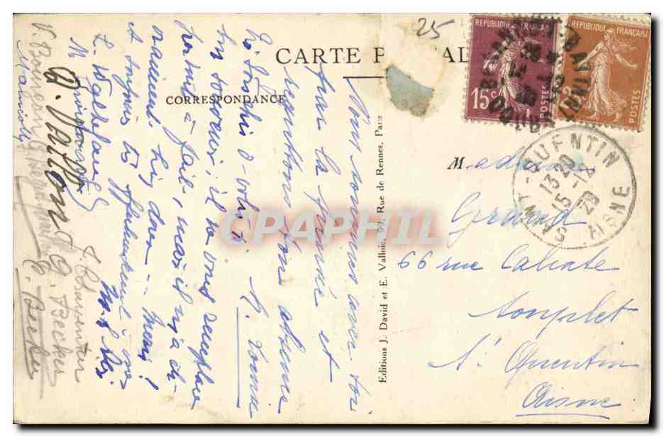 PENSIONNAT NOTRE-DAME — 11 Rue de la Convention — Besançon — La Façade et la Cour d'Entrée — Rückseite