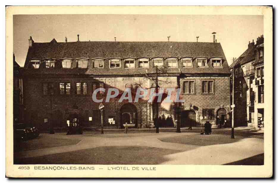 CPA Besancon L Hotel De Ville