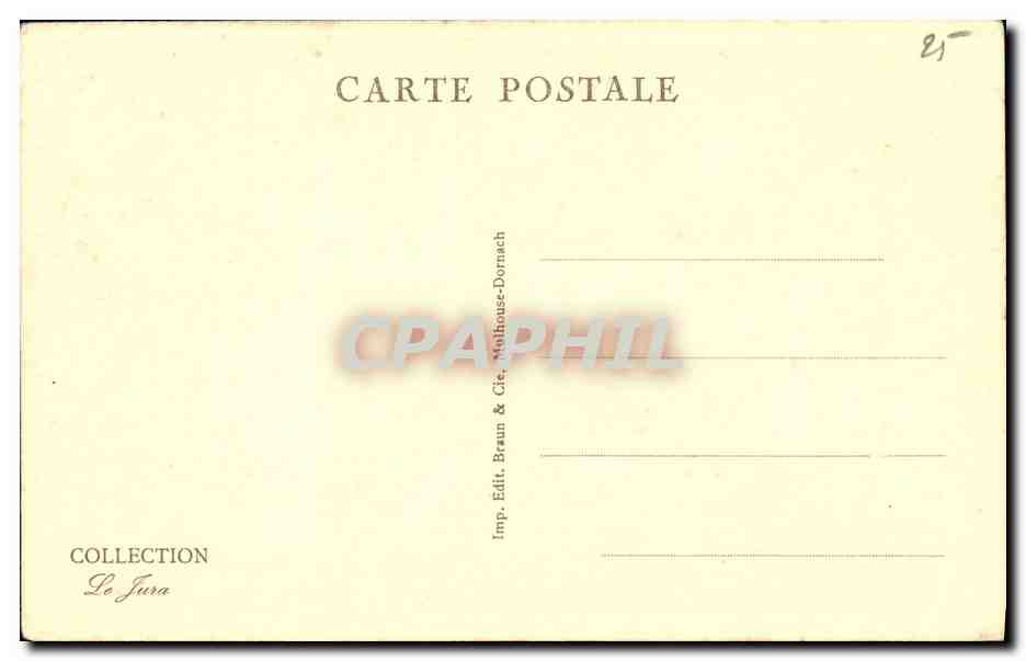 Besançon-les-Bains — Porte d'Arènes — Collection Le Jura — Rückseite