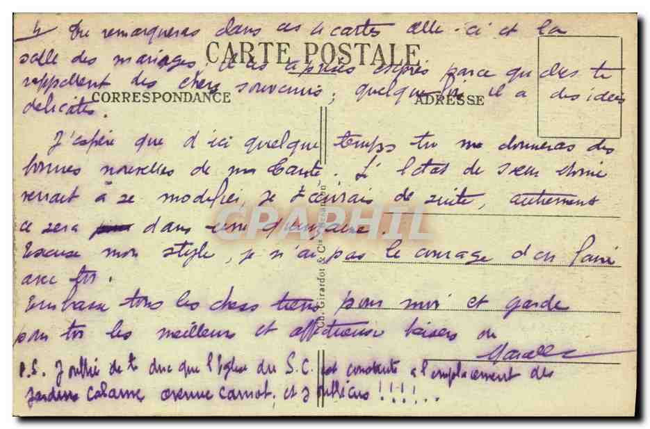 BESANÇON — Intérieur de l'Église de Notre-Dame — Excursion en Franche-Comté, n°135 — Reverso
