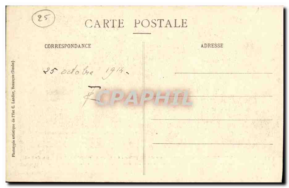 Montbenoît (Doubs) — Intérieur de l'Église — Couronnement ou frontons des stalles — C. L., B. — Reverso