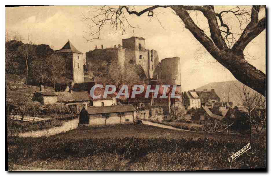 CPA Castelnaud Ruines du Chateau