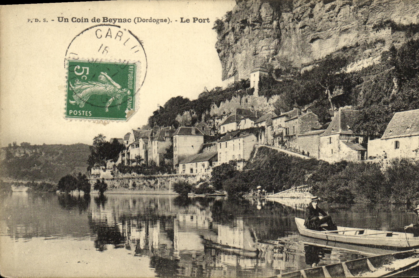 CPA un Coin de Beynac Le Port