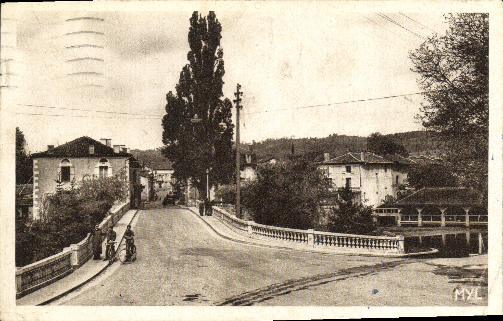CPA St Pardoux la Riviere Place du Quartier de la Grave