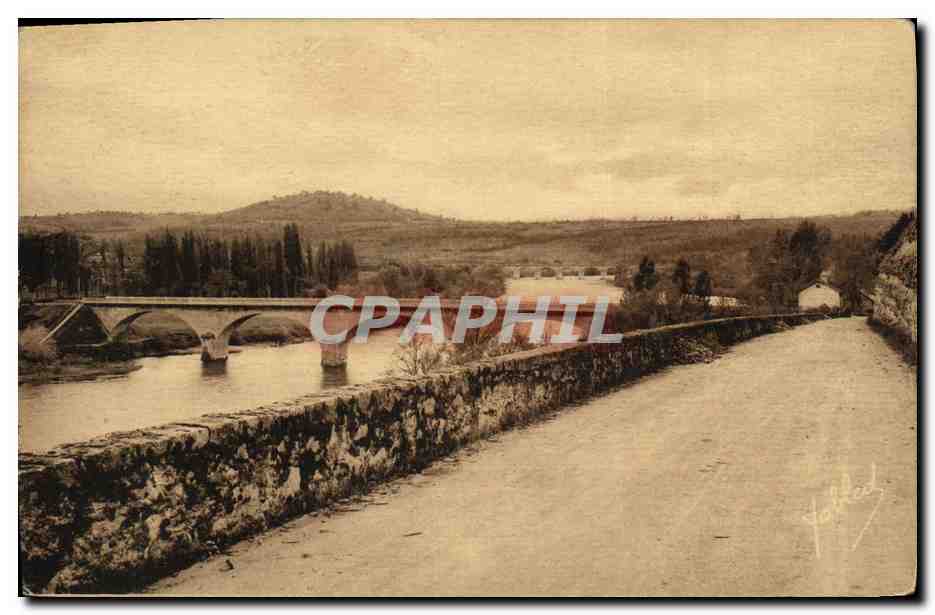 Le Muisson (Dordogne) — Le Pont de Vicq et le Pont du Chemin de fer — phot. Marcel Delboix