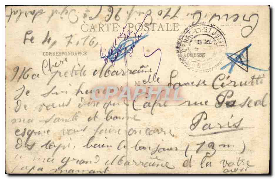 Domme - Les Grands Rochers de la Barre — F. D. S. La Dordogne Pittoresque — Reverso