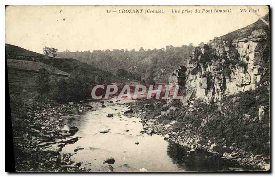 CPA Crozant Vue Prise du Pont