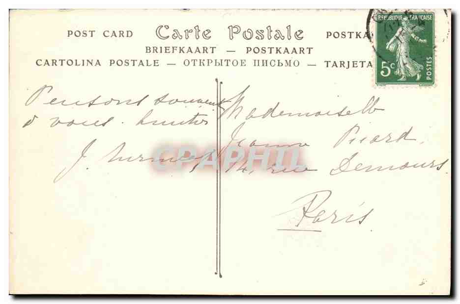 Crozant (Creuse) — Vue prise du Pont (amont) — éditeur non identifié, n° 19 — Reverso