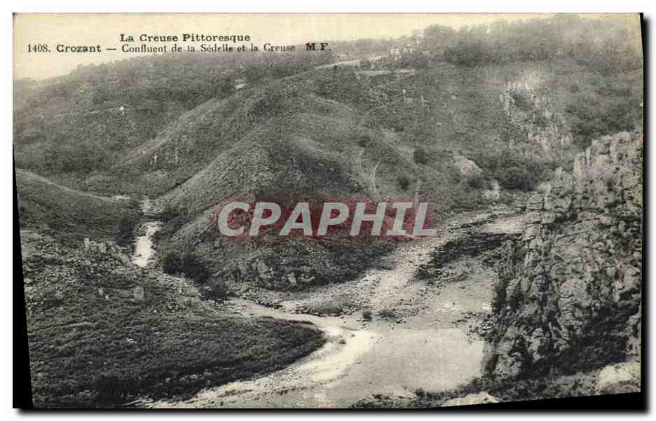 Croizant — Confluent de la Sédelle et la Creuse — M.F. n°1408