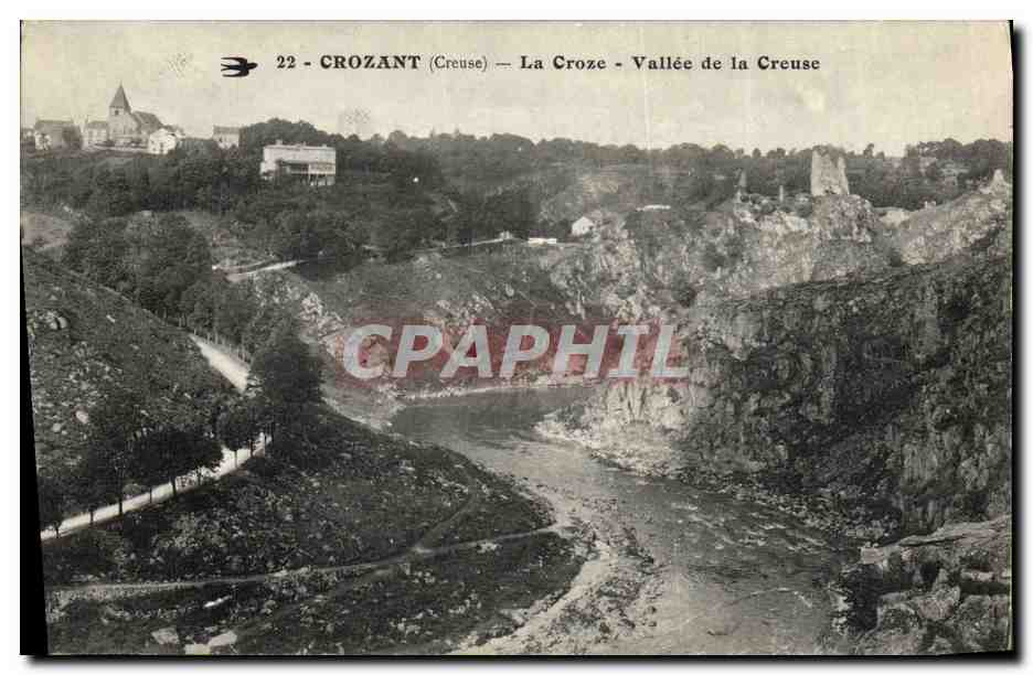 CPA Crozant La Croze Vallee de la Creuse