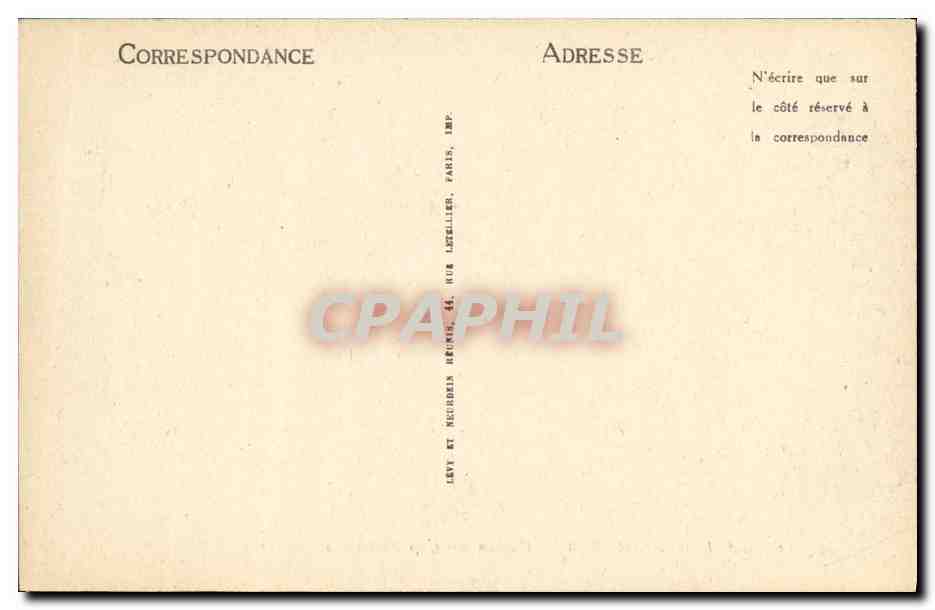 CPA Chartres La Cathedrale Porche Nord La Visitation — Verso