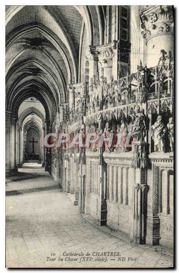 CPA Chartres La Cathedrale Tour du Choeur