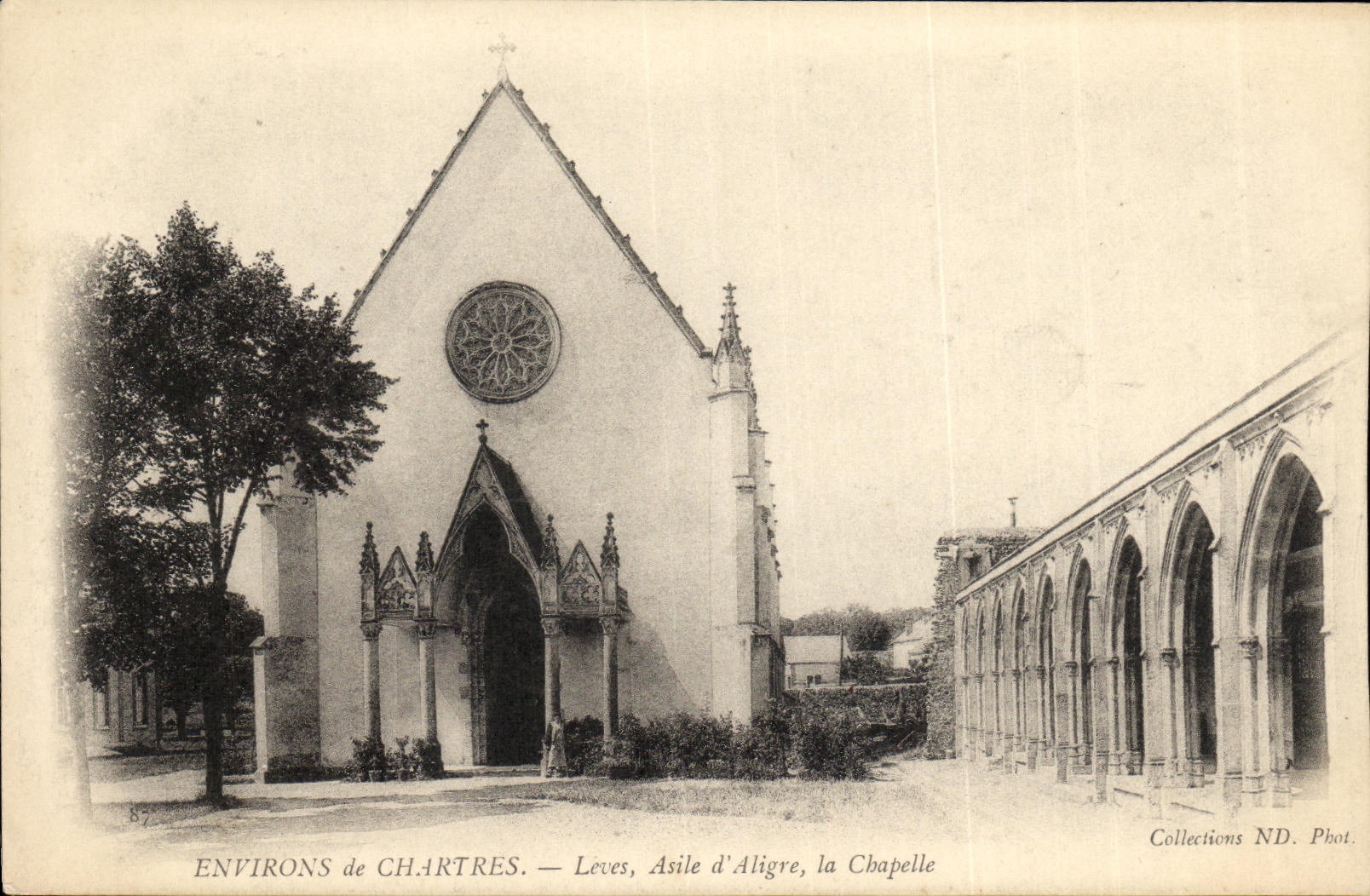 CPA Environs de Chartres Leves Asile d Aligre la Chapelle