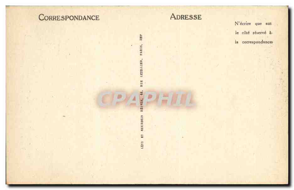 CPA Chartres La Cathedrale Portail Meridional Tympan porte centrale — Verso