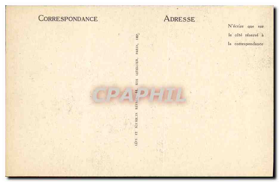 CPA Chartres La Cathedrale L Ane qui Vielle — Verso