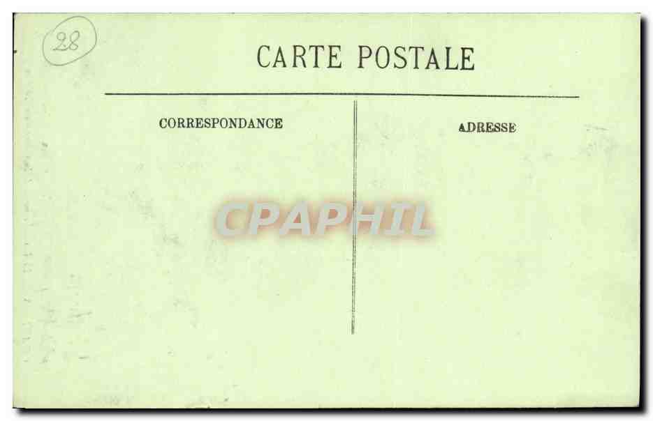 CPA Chartres Le Portail Central de la Cathedrale Cote Sud — Verso