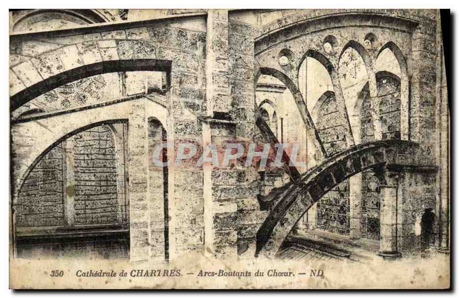 CPA Chartres Arces Boutants du Choeur