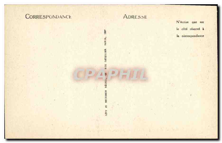 CPA Chartres La Cathedrale Ancien Jube — Verso