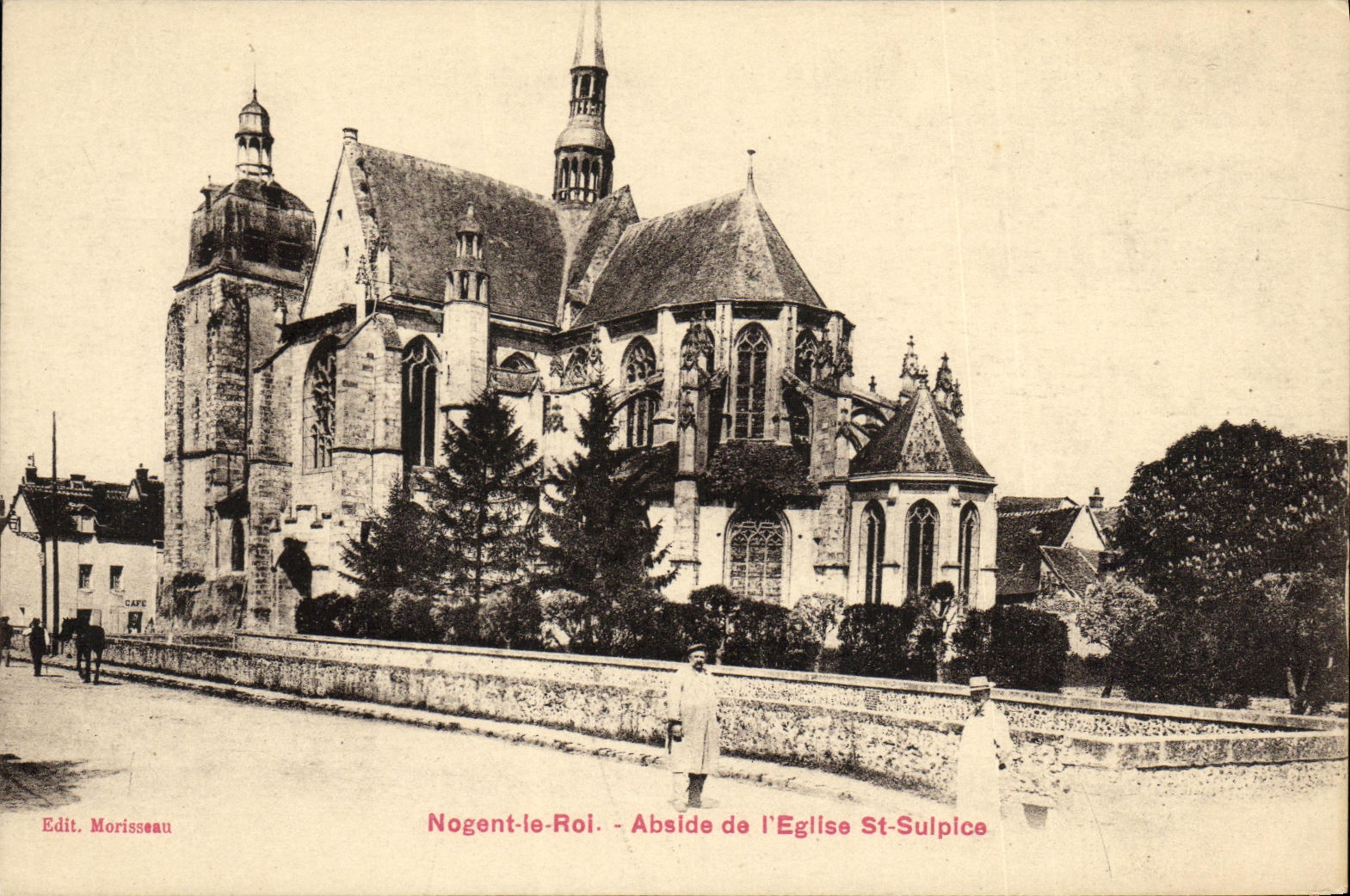 Nogent-le-Roi — Abside de l'Église Saint-Sulpice — Edit. Morisseau