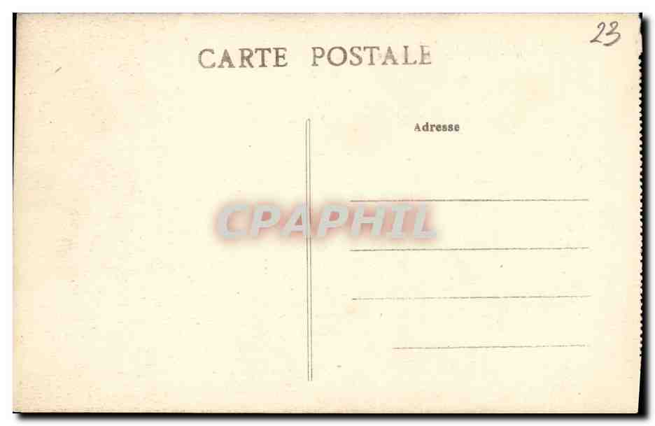 La Souterraine (Creuse) — École Primaire Supérieure de Garçons — éditeur non identifié, n° de série 9 — Achterkant