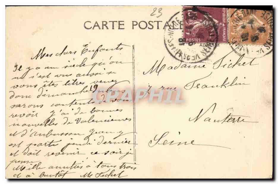 Aubusson - Creuse - Vue prise de l'île de Juillet — Reverso