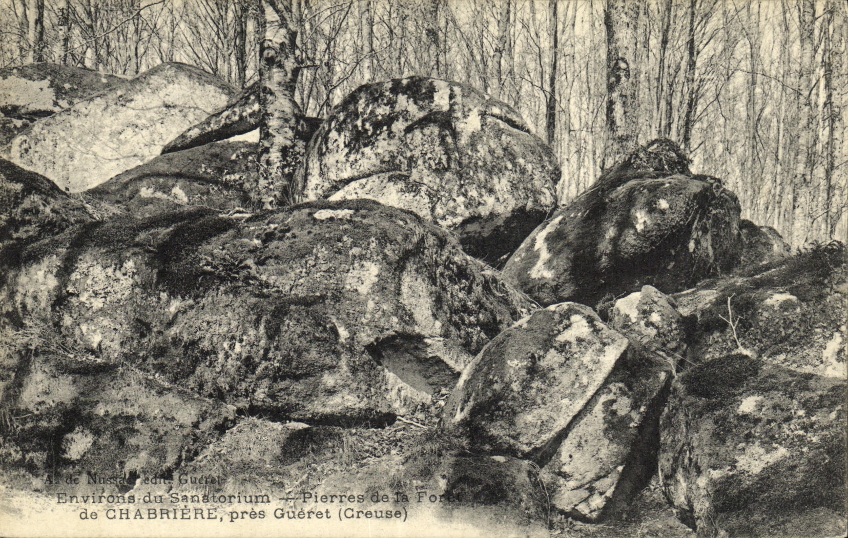 Pierres de la Forêt — Environs du Sanatorium — près Guéret (Creuse)