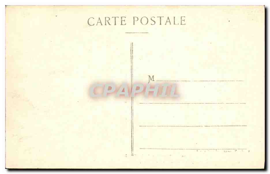 Pierres de la Forêt — Environs du Sanatorium — près Guéret (Creuse) — Verso