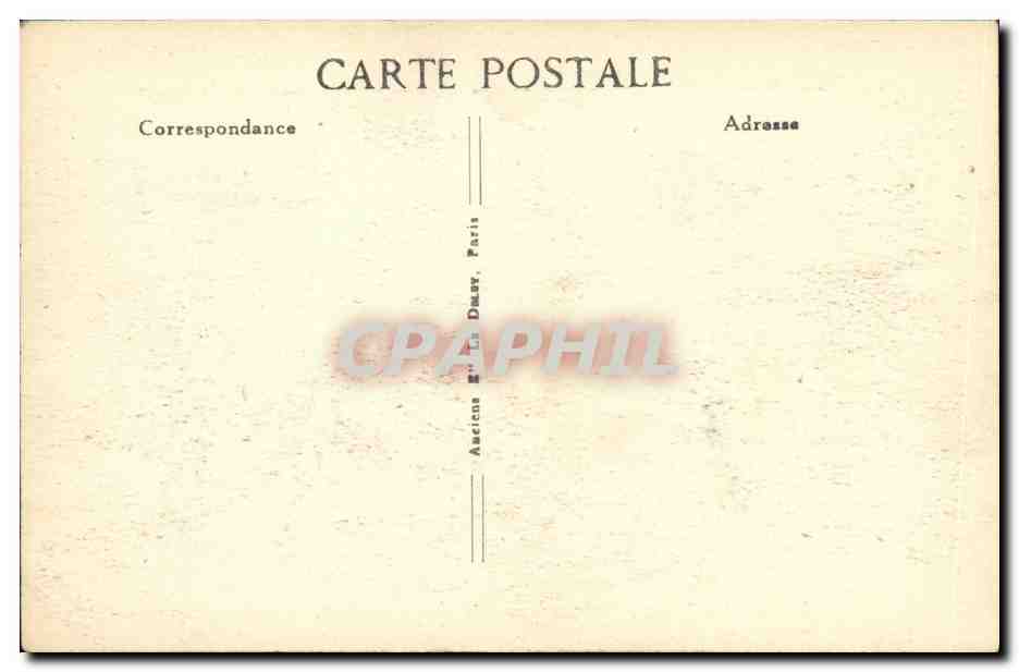 Environs d'ÉVAUX-LES-BAINS (Creuse) — Pont suspendu de Saint-Marien sur la Tardes — Pinthien phot., Évaux-les-Bains — Achterkant