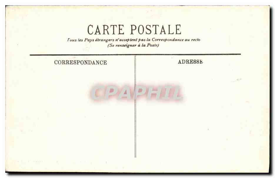 Sanatorium de Sainte-Feyre — La foule à la porte du sanatorium le 7 octobre 1906 — n° 13 — Reverso