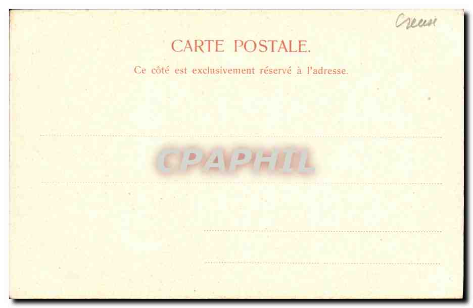 CPA Guerande Porte de Saille — Back
