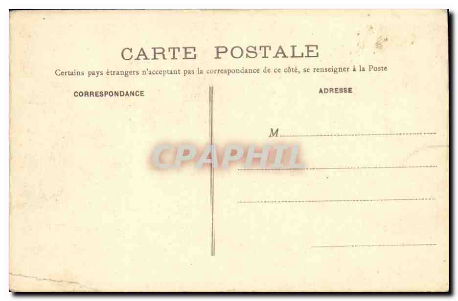 CPA Vallieres Porte d entree du Chateau de la Villeneuve — Rückseite