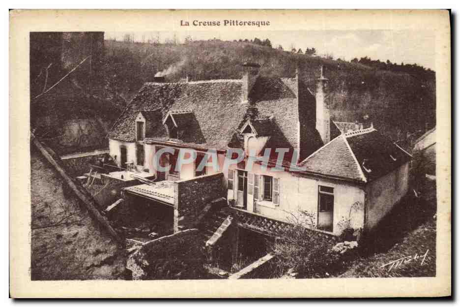 CPA La Creuse Pittoresque Gargilesse Maison de George Sand 