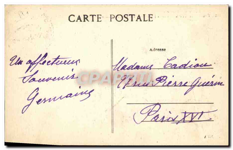 Die Creuse malerisch — Teulx-Ste-Croix — Pierres Jaumâtres — Teutatès, Gott der Künste — MFA — Rückseite
