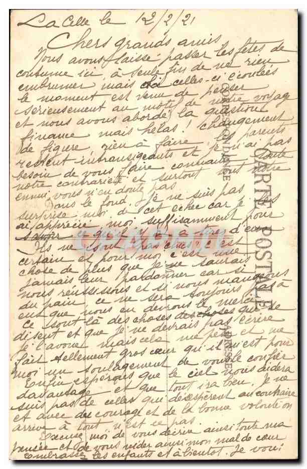 CPA Au Pays Creusois Creuse Folklore Costume — Verso