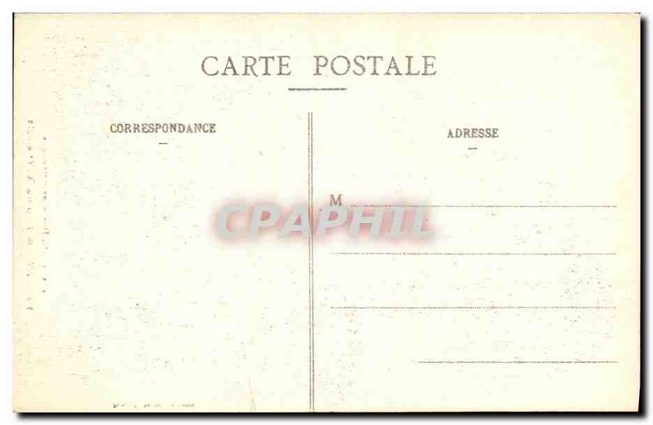 CPA Sarlat Maison du 14eme — Verso