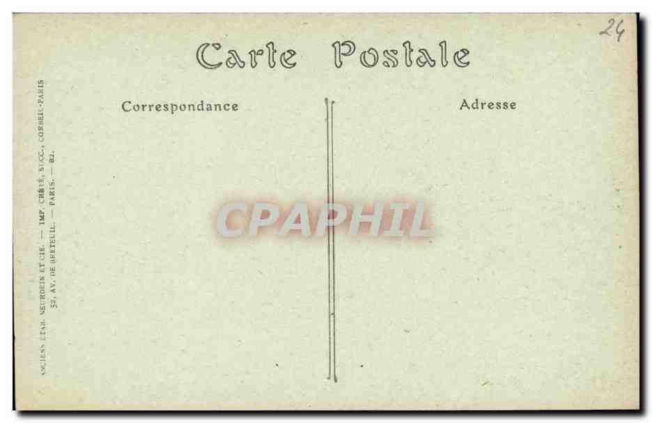 Périgueux — Innenansicht der Basilika, die Kapelle der Jungfrau — ND phot. — Rückseite