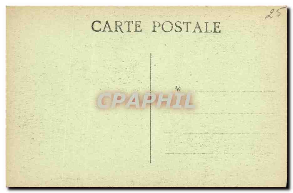 CPA Frontiere Franco Suisse Le Doubs Aux Pargots — Rückseite