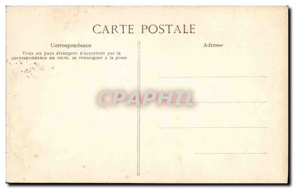 CPA Gorges du Doubs Bassin de la Vierge — Rückseite
