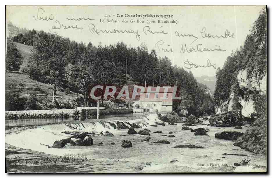 CPA Le Doubs Pittoresque Le Refrain des Gaillots pres Biaufonds