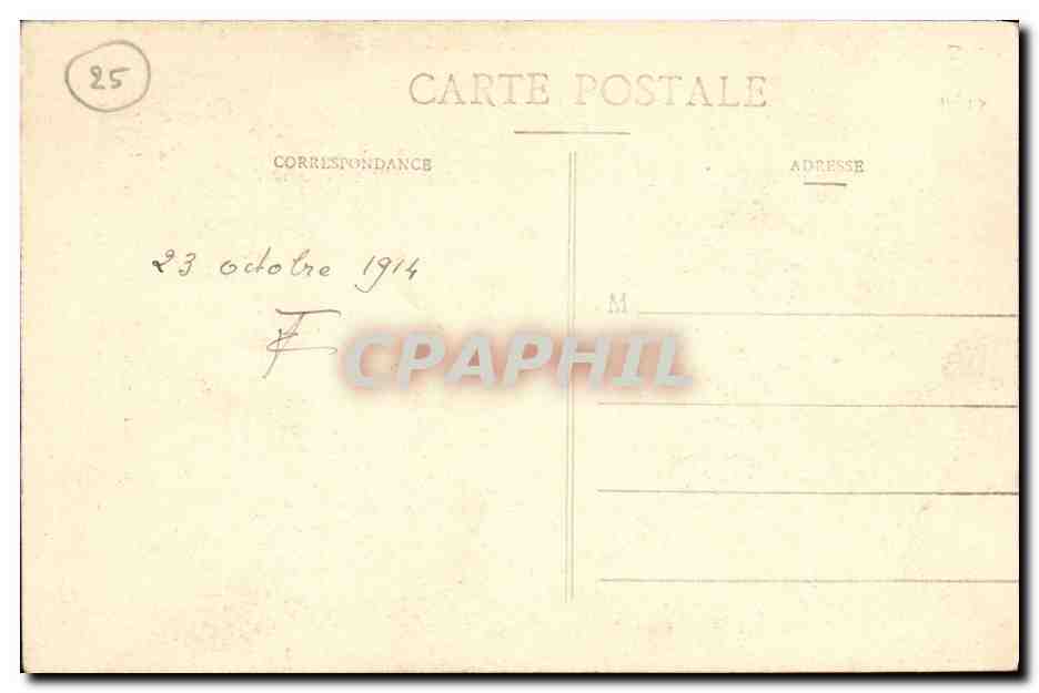 Forêt de Sapins dans les Montagnes du Doubs — Franche-Comté pittoresque — n° 189 — Verso