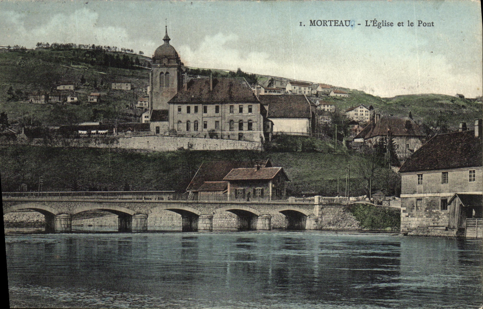 Morteau - L'Église et le Pont — éditeur Salardin, n°1
