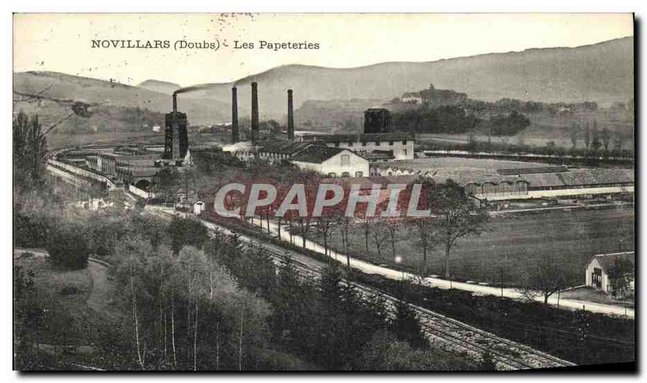 Novillars (Doubs) — Les Papeteries — Éditeur non identifié - Anverso