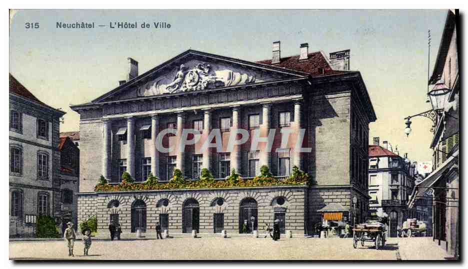 CPM Neuchatel L Hotel de Ville