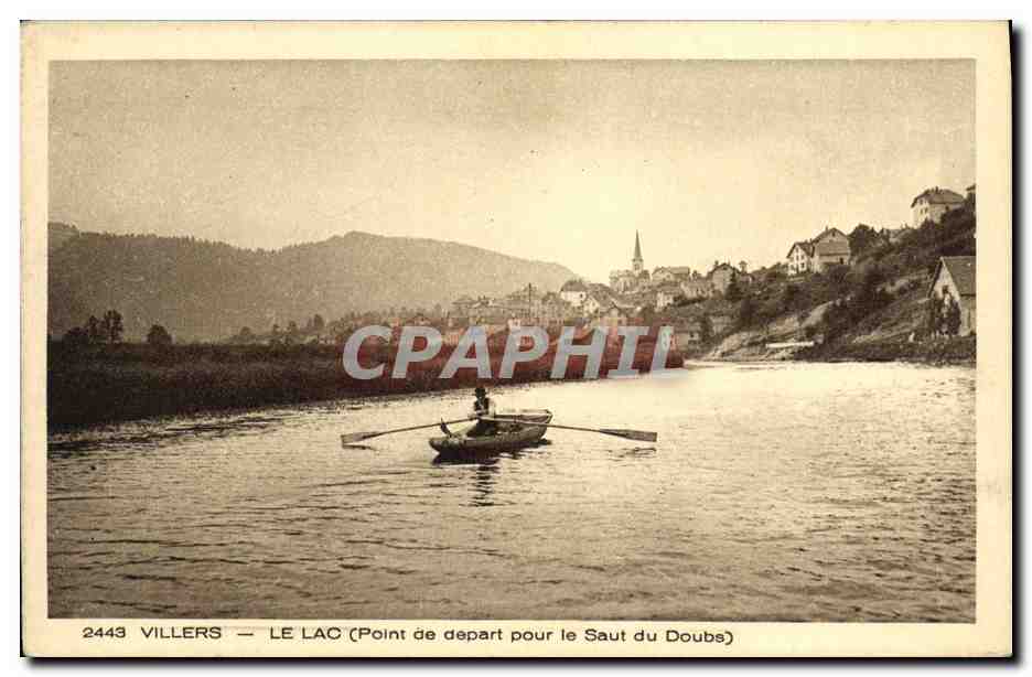 CPA Villers Le Lac Point de depart pour le Saut du Doubs