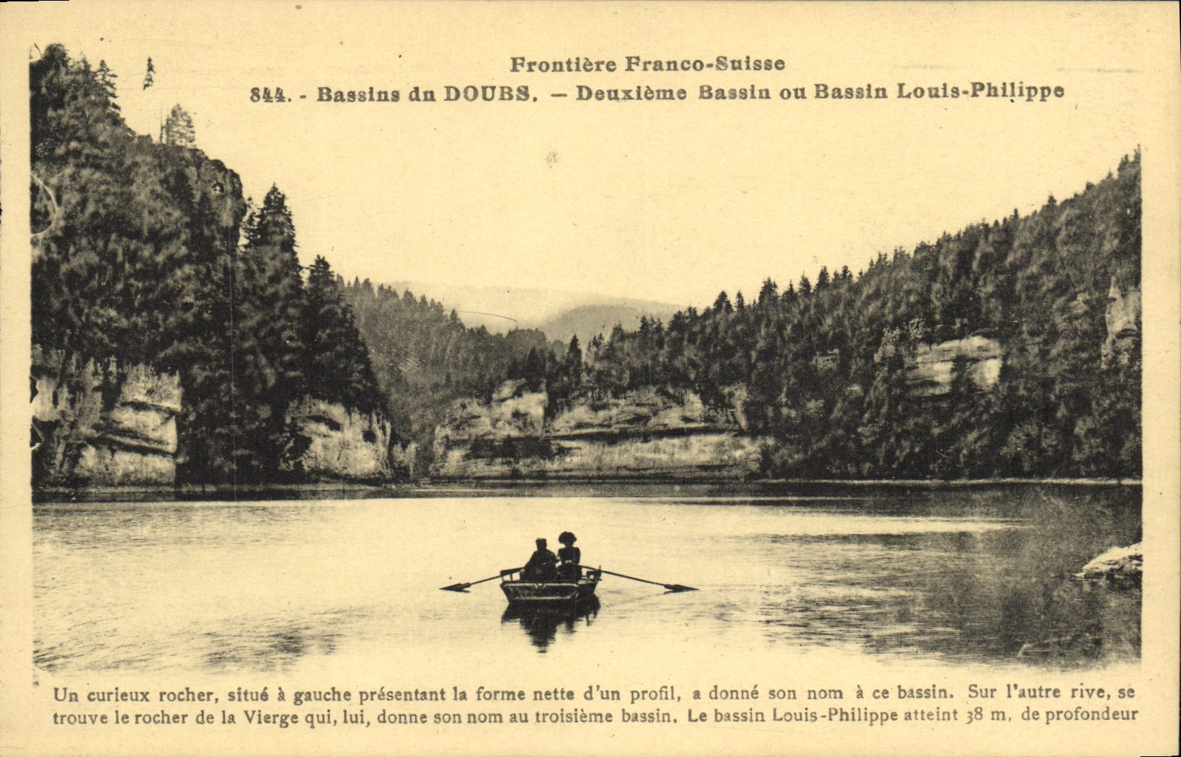 Bassins du Doubs — Deuxième Bassin ou Bassin Louis-Philippe — Frontière Franco-Suisse