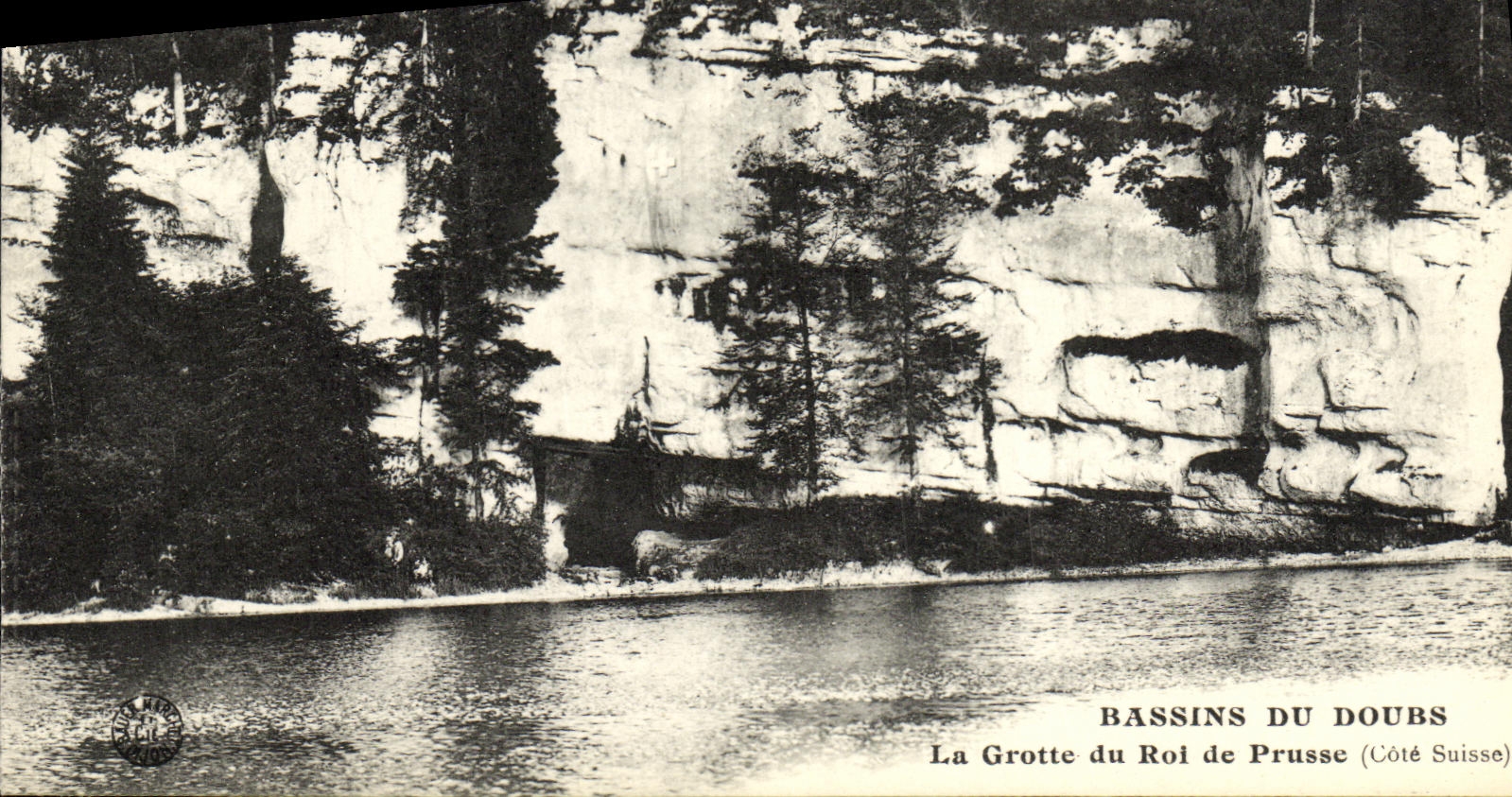 CPA Bassins du Doubs La Grotte du Roi de Prusse 