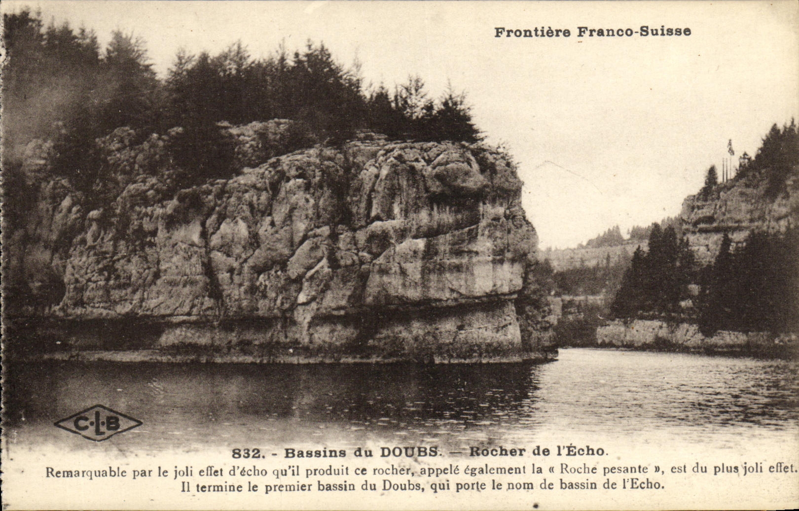 Bassins du Doubs — Rocher de l'Écho — Frontière Franco-Suisse