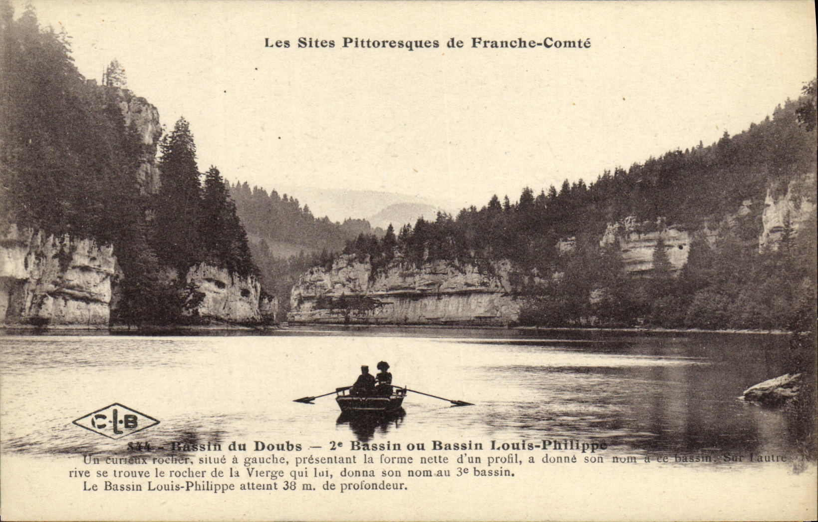CPA Bassins du Doubs Bassin ou Bassin Louis Philippe