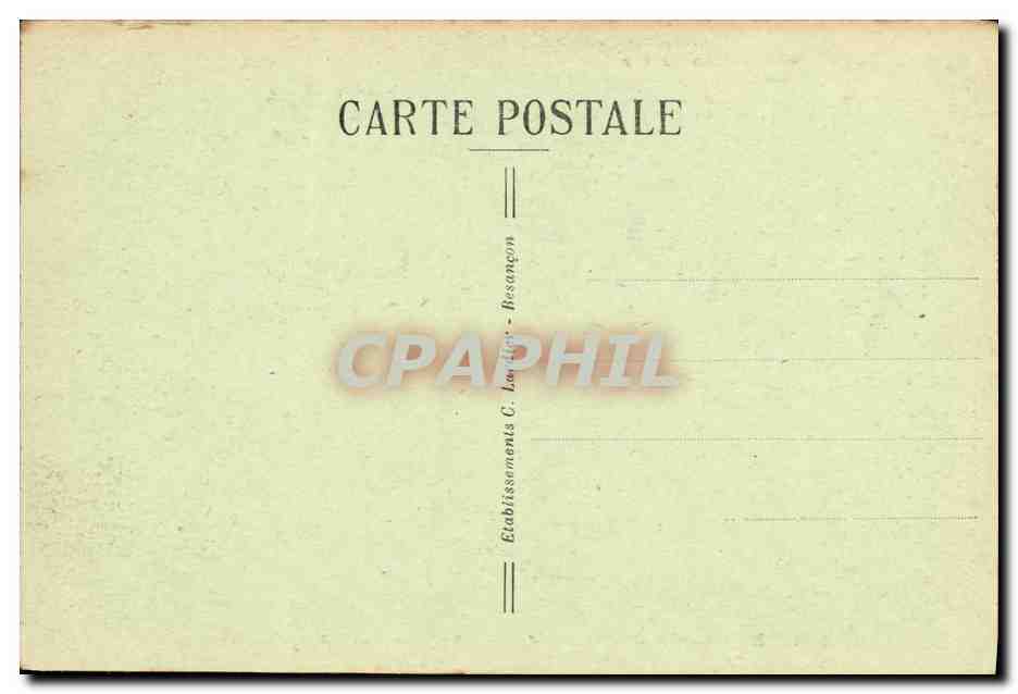 French-Swiss Border — Bassins du Doubs, 4th Basin, Swiss Side — The Hotel — C-L-B, n°918 — Back