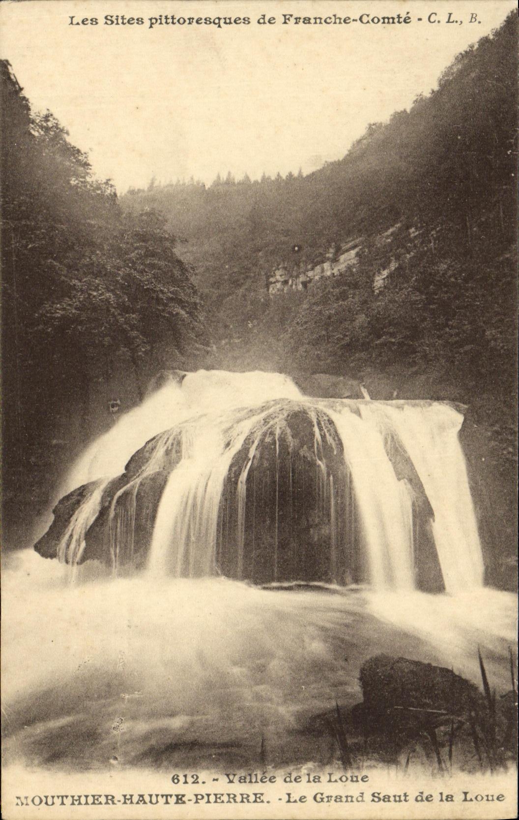 Le Grand Saut de la Lonne - Vallée de la Lonne - MOUTHIER-HAUT-PIERRE — C.L., B. n°612